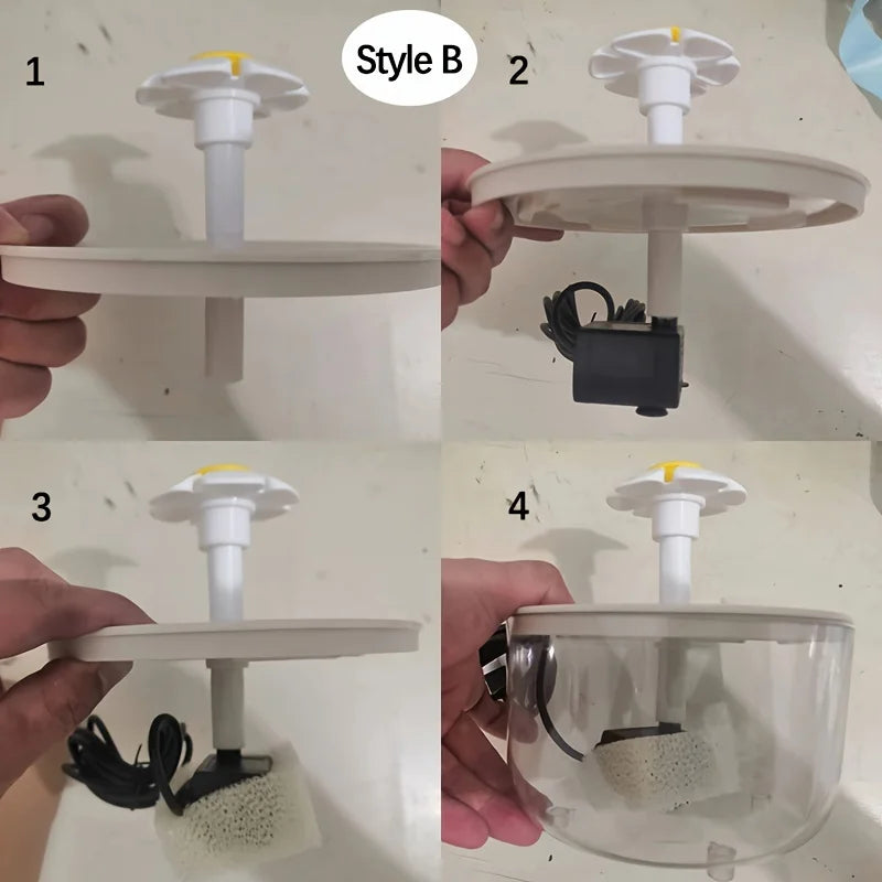 1L pet water automatic fountain