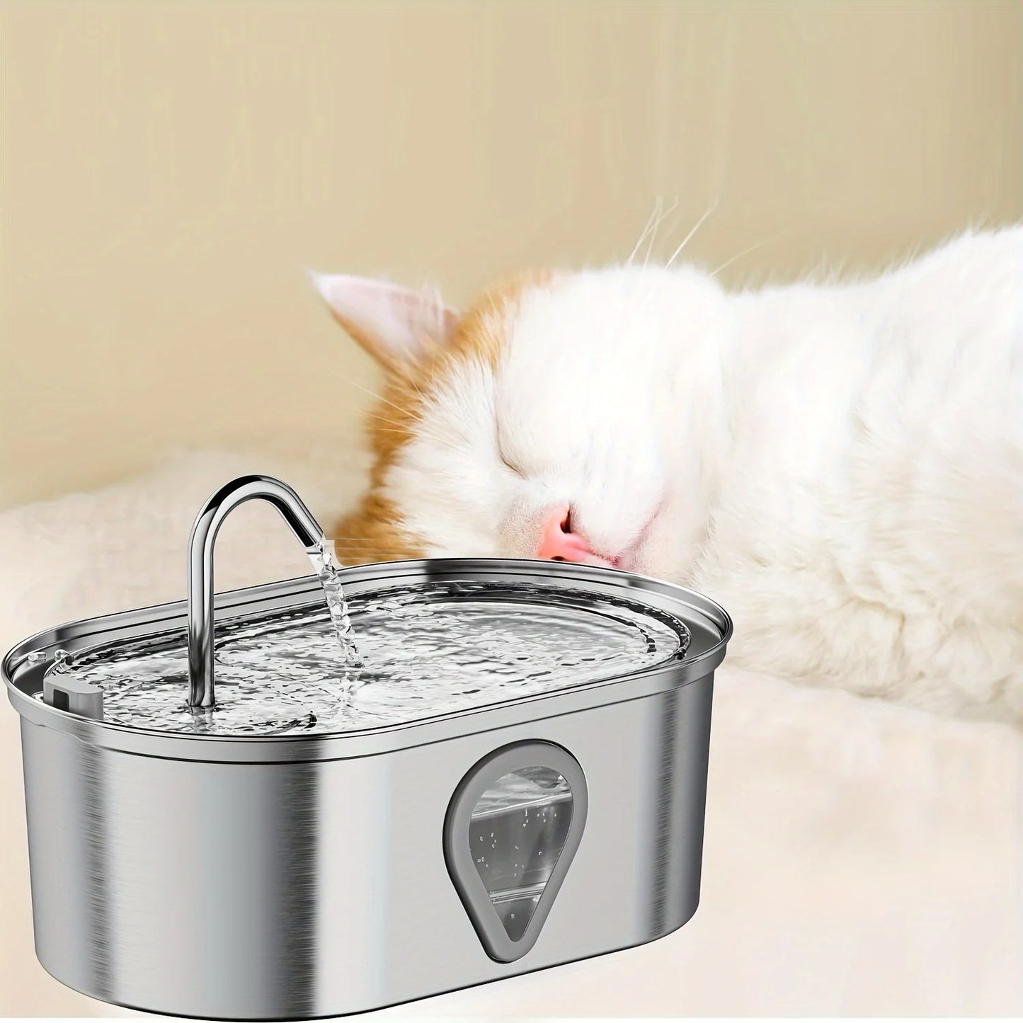 large capacity pet water dispenser with LED light